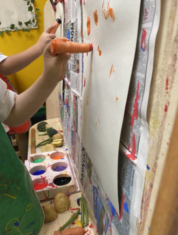 Natural tools painting