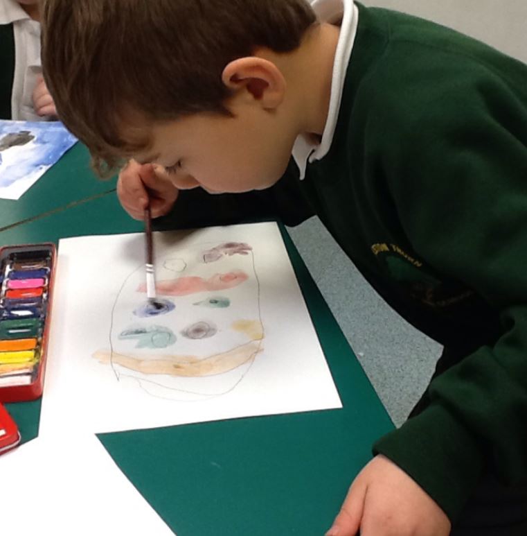 Reception Water colour fish