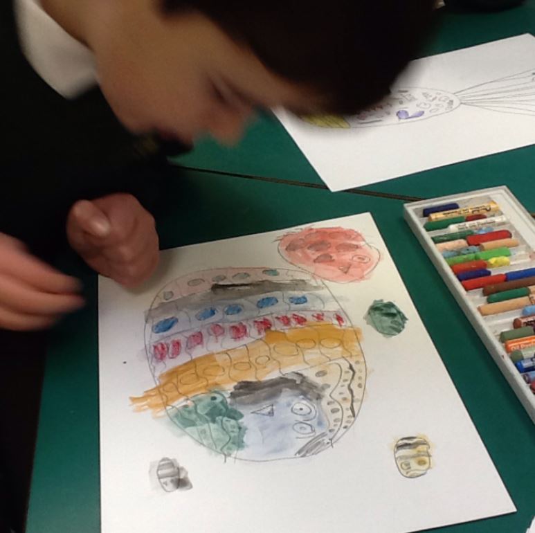 Reception water colour